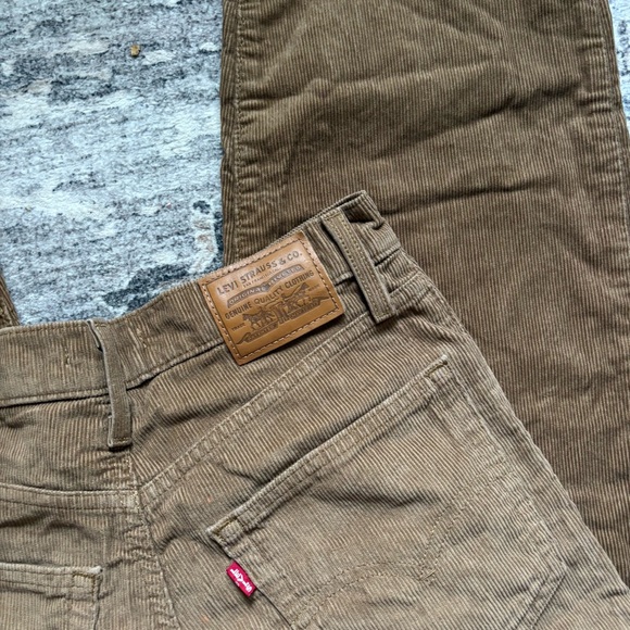 Levis baggy dad brown corduroy pants size 25 🤎 - Picture 10 of 16